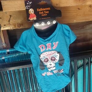 Teal Halloween Pet Tee 3 Shirts!